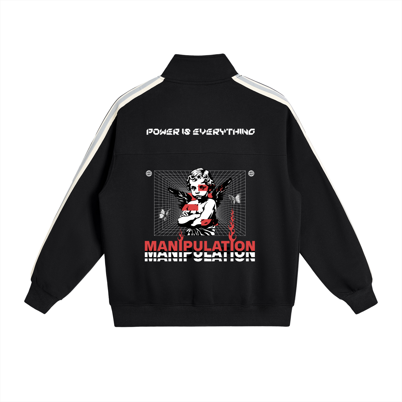 Manipulation Stand Collar Jacket