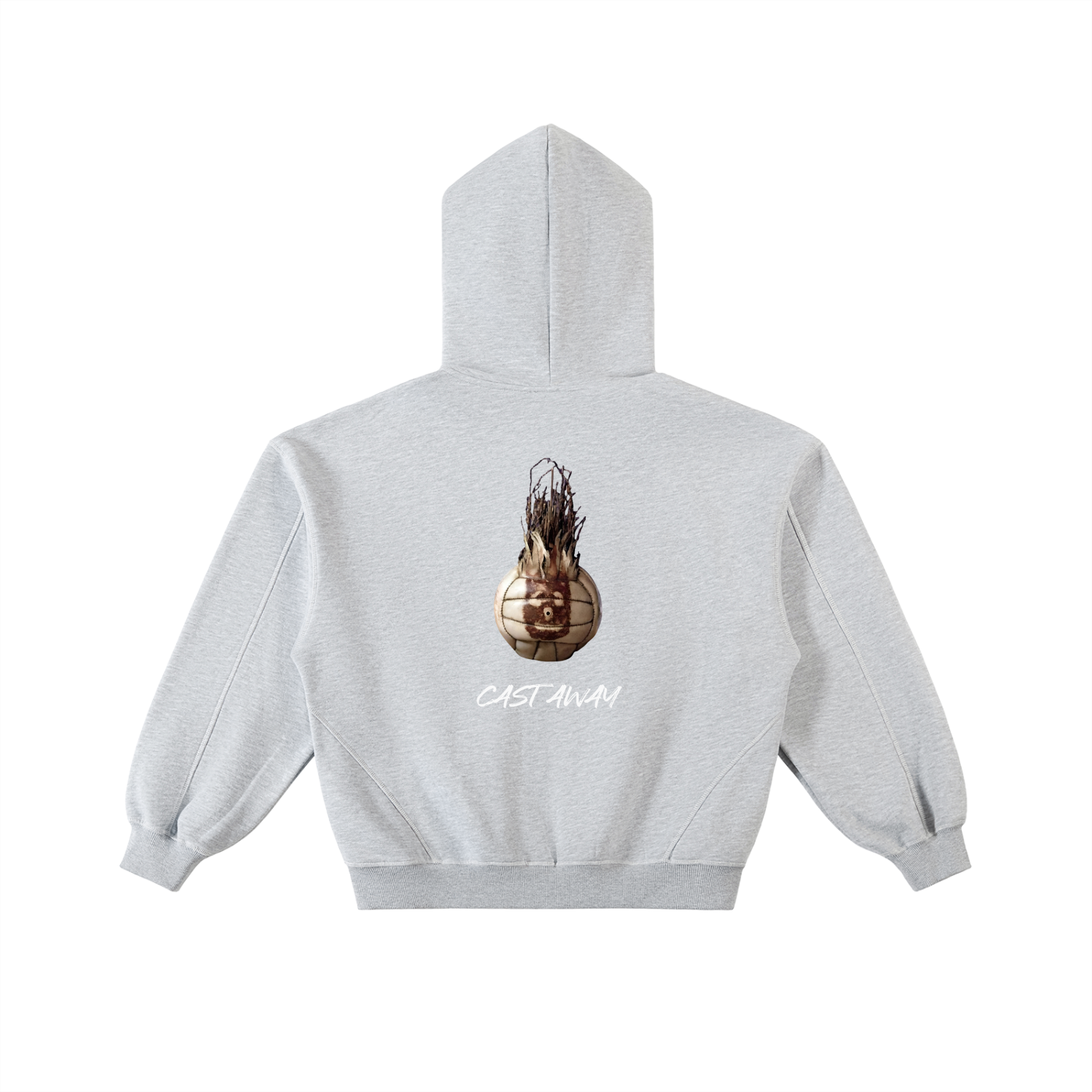 Cast Away Boxy Fleece Zip Hoodie