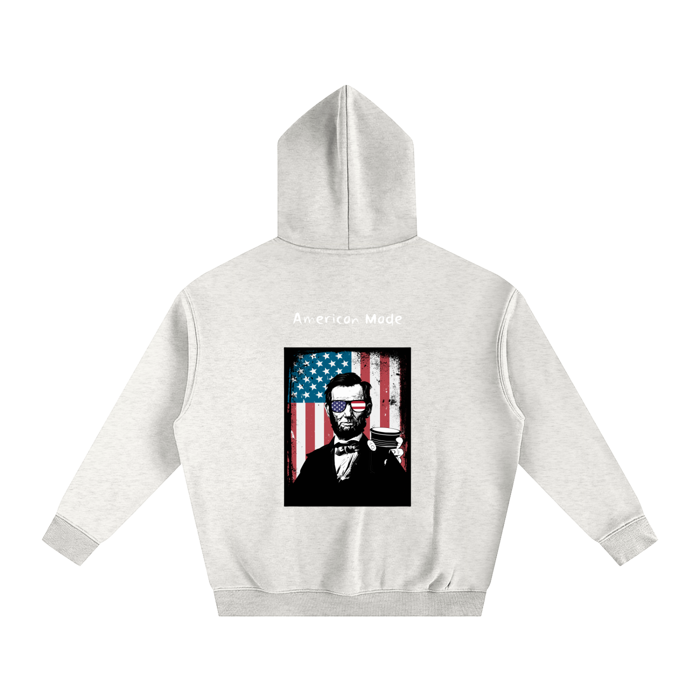 American Made Oversize Fleeced Hoodie