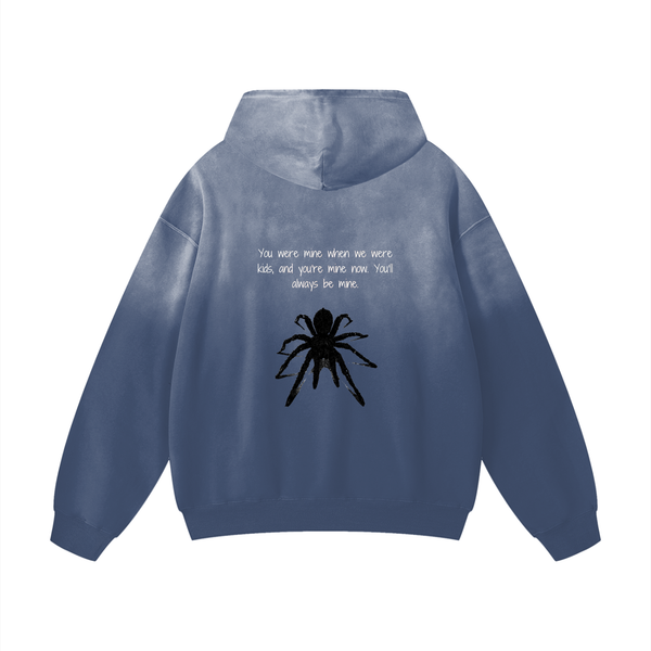 (Little Stranger)Heavyweight Sunfade Oversized Hoodie