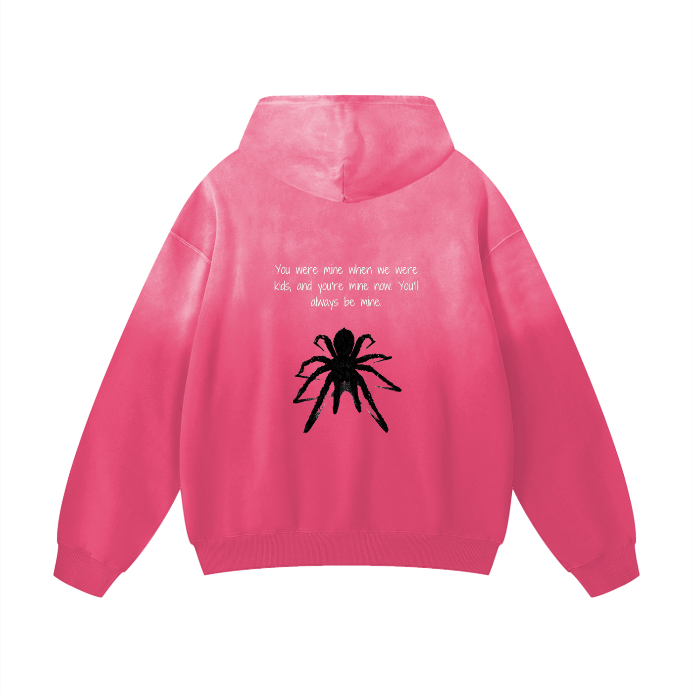 (Little Stranger)Heavyweight Sunfade Oversized Hoodie