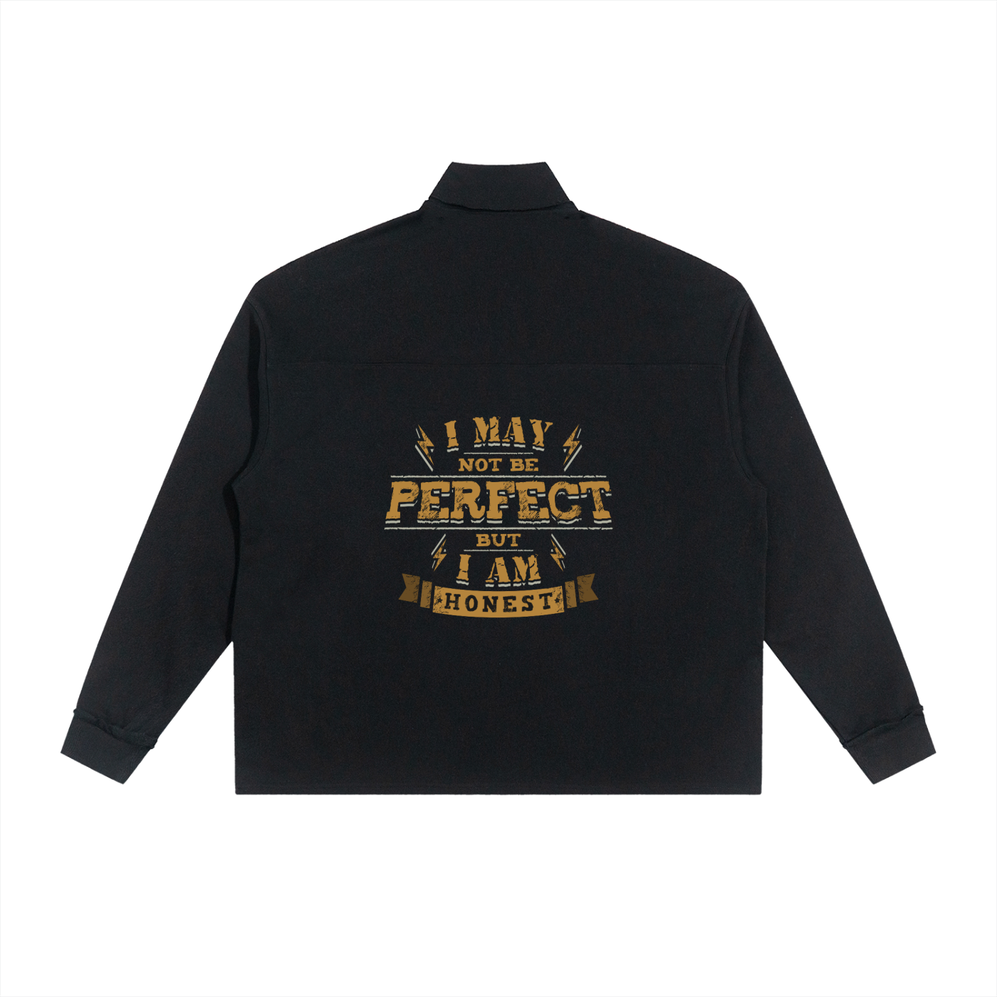 Half-Zip Rolled Edge Fleece Sweatshirt