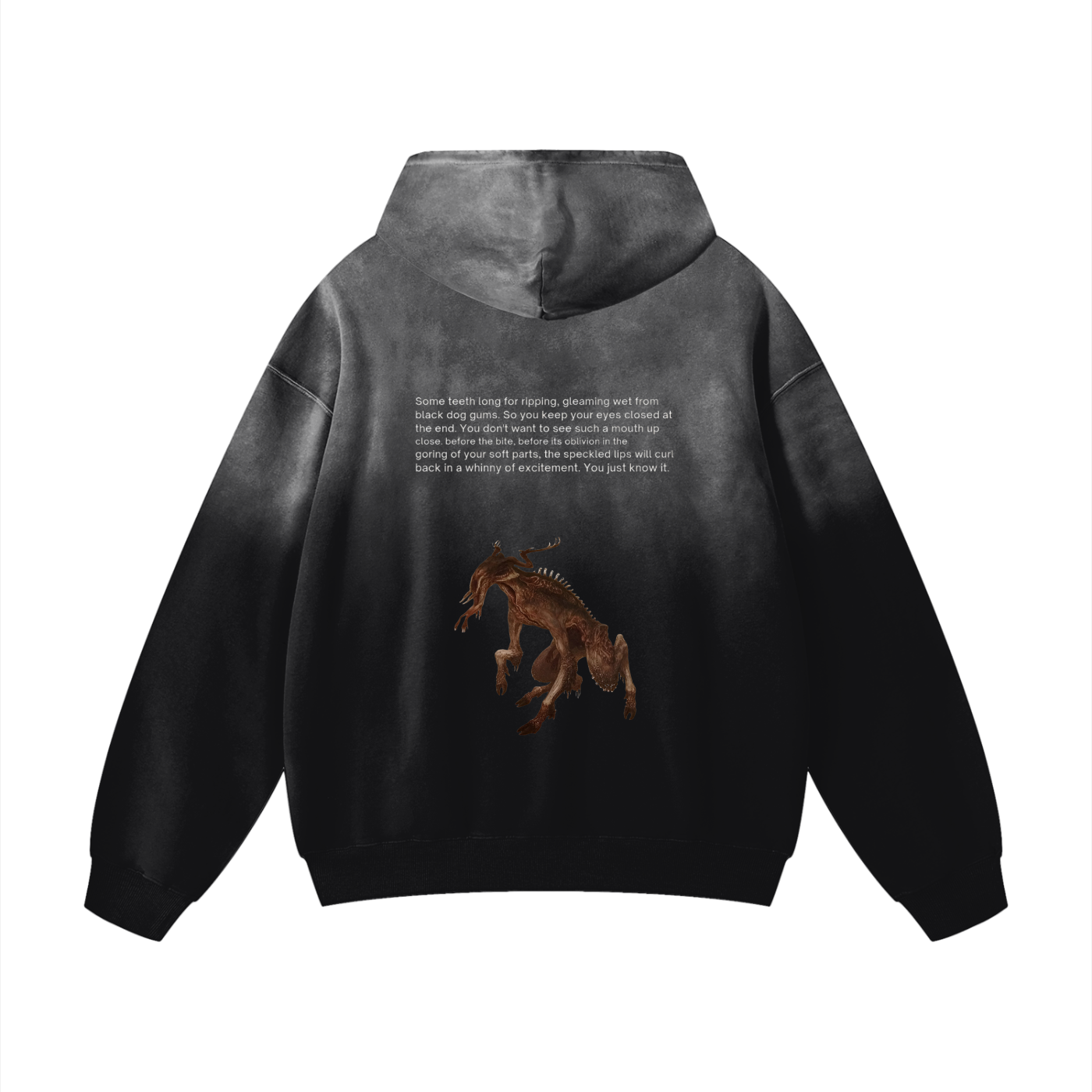 The Ritual (Adam Nevill) Heavyweight Sunfade Oversized Hoodie