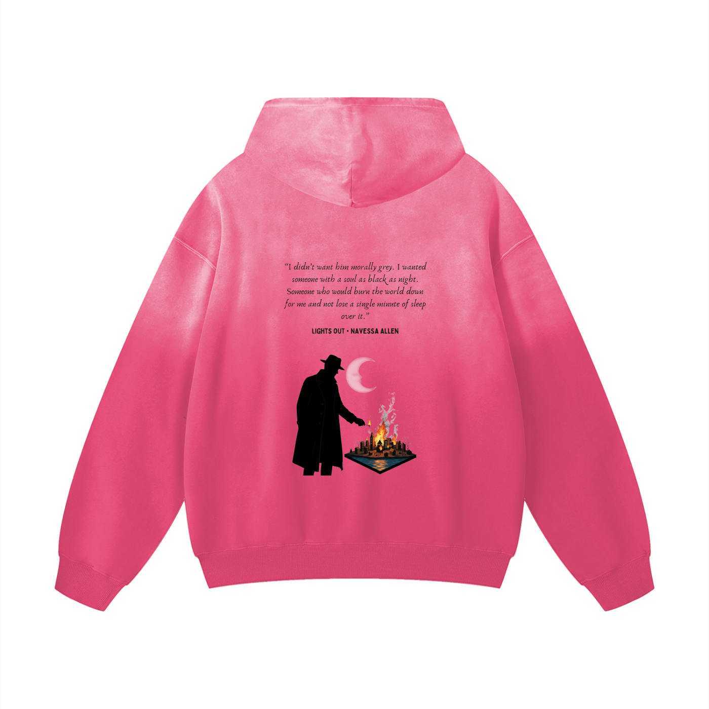 Lights Out (Navessa Allen) Heavyweight Sunfade Oversized Hoodie