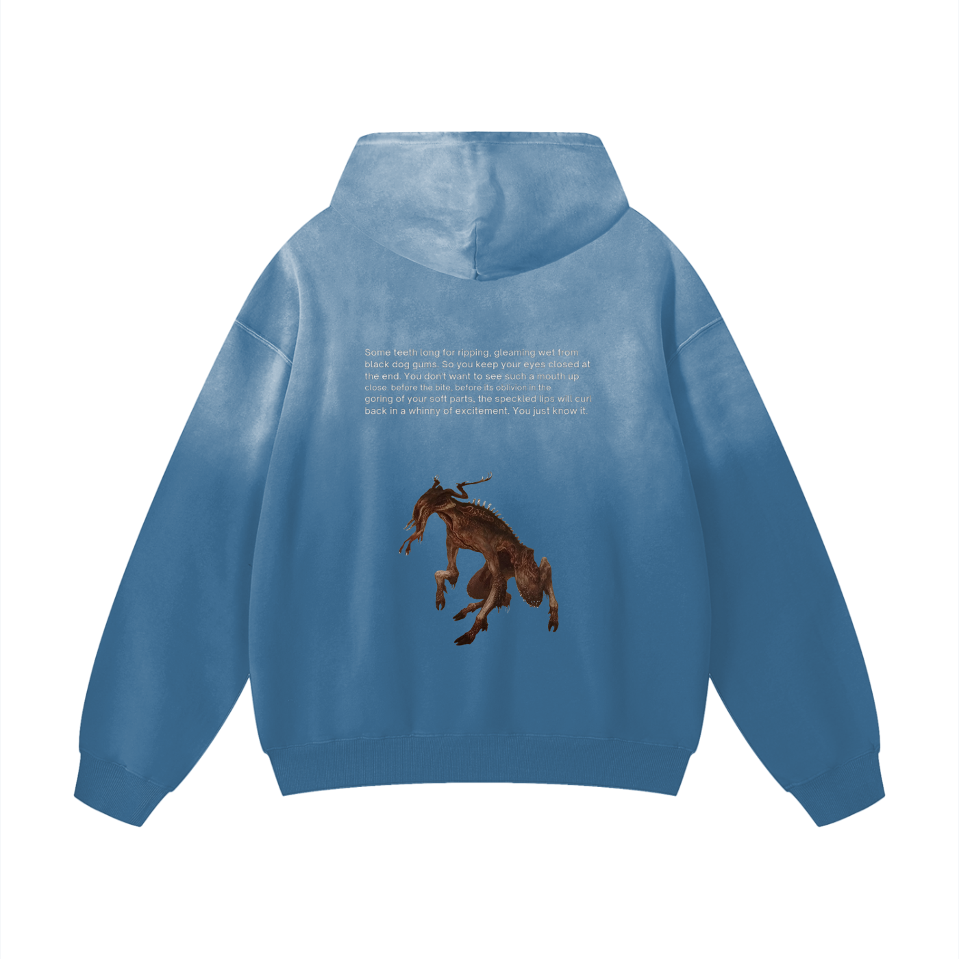 The Ritual (Adam Nevill) Heavyweight Sunfade Oversized Hoodie