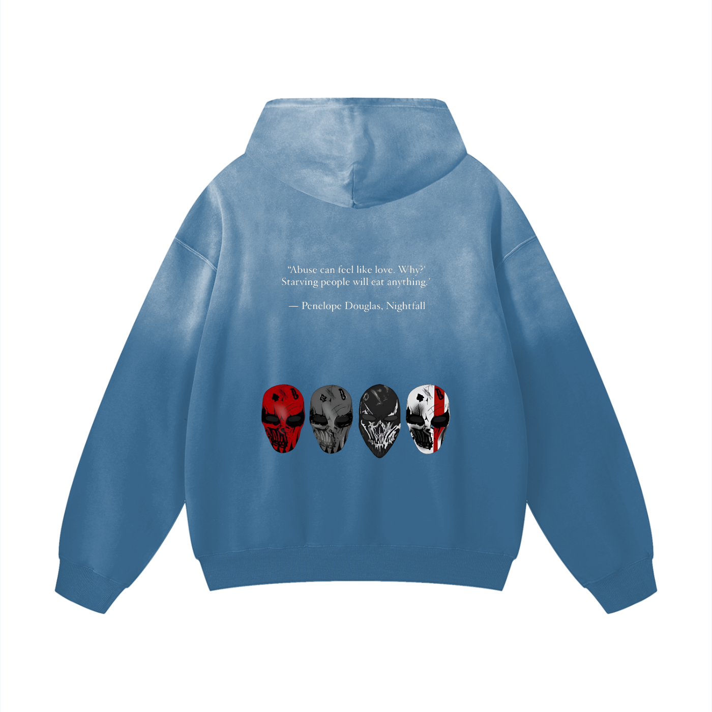 Devil's Night Series (Penelope Douglas) Heavyweight Sunfade Oversized Hoodie