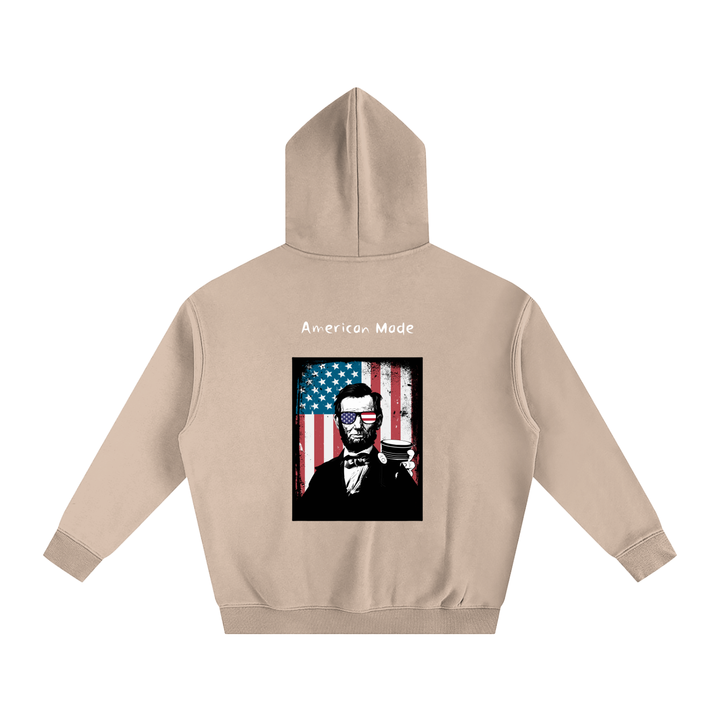 American Made Oversize Fleeced Hoodie