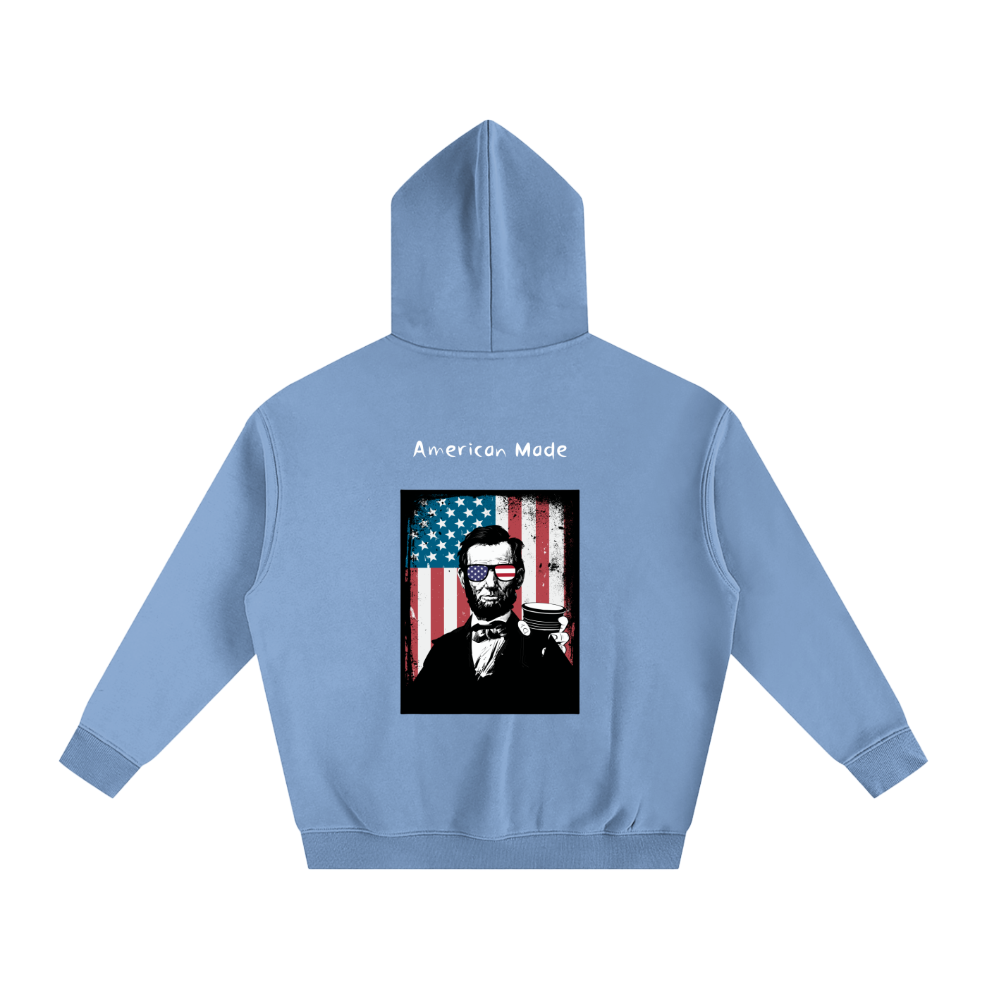 American Made Oversize Fleeced Hoodie