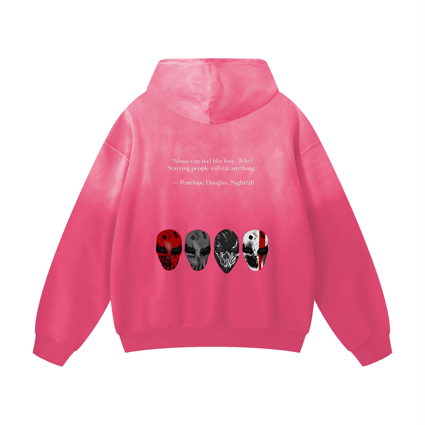 Devil's Night Series (Penelope Douglas) Heavyweight Sunfade Oversized Hoodie