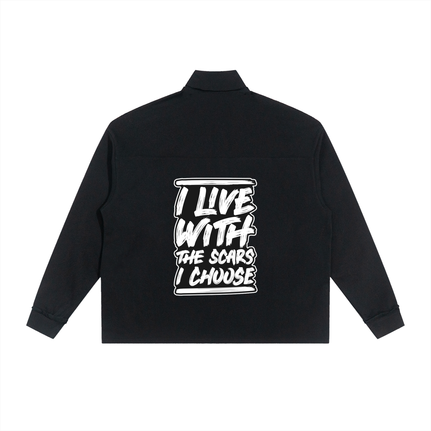 Half-Zip Rolled Edge Fleece Sweatshirt