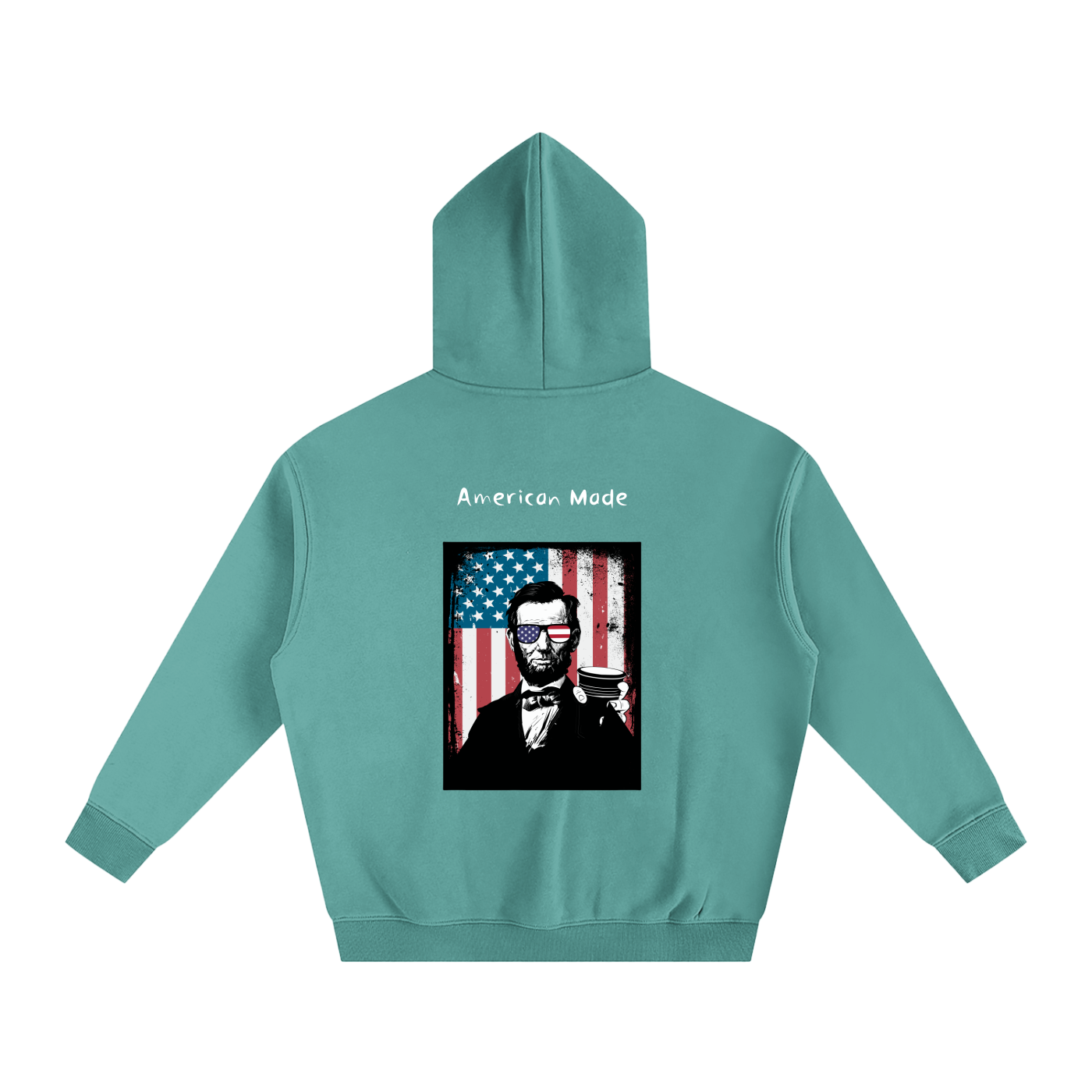 American Made Oversize Fleeced Hoodie
