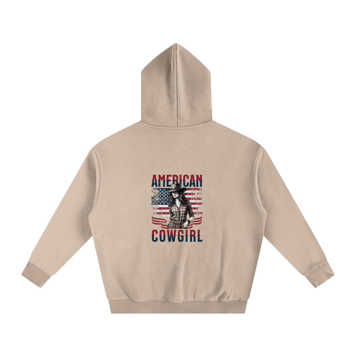 Cowgirl Oversize Fleeced Hoodie