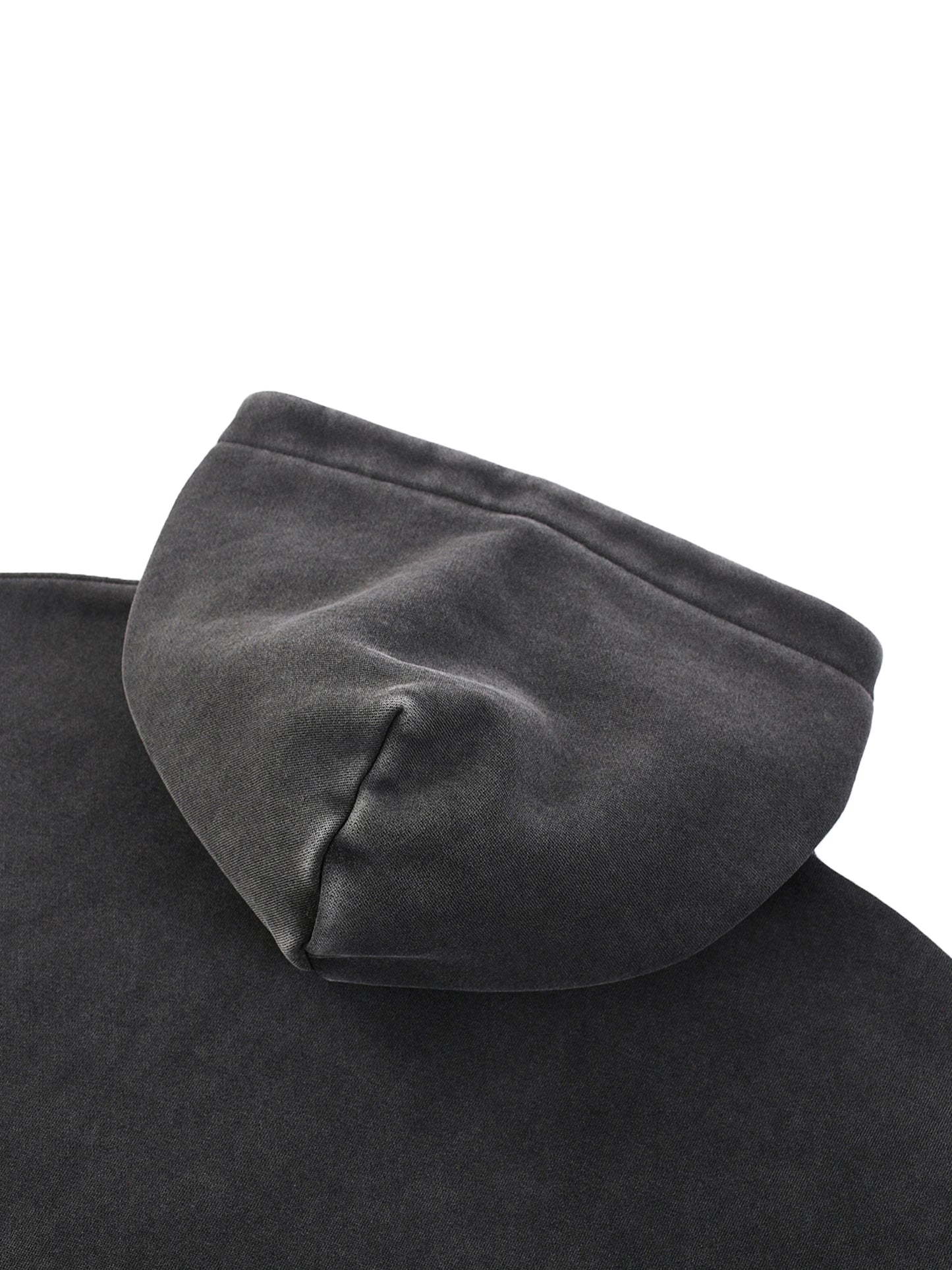 Snow Wash Fleece Oversize Raccoon Hoodie